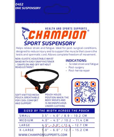 Buy Champion Men's Sports Large Black | International Shipping Available - Buy Online on GoSupps.com