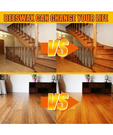 Wood Wax Polish | Wood Seasoning Beeswax | Multipurpose Wood Beeswax for Floor Tables Chairs Cabinets Anti-Dry Riastvy Yellow C - Buy Online on GoSupps.com