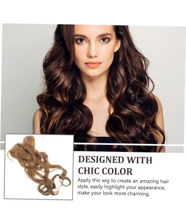 Beavorty French curly wig braiding hair pre stretched curly human hair wig braid in hair extensions 13x4 lace front wigs human hair deep wave wig High temperature wire loose big roll 70X8CM Light Brown - Buy Online on GoSupps.com