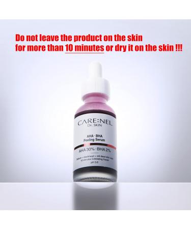 Peeling Solution AHA BHA Serum - Korean Exfoliating Skincare | Anti-Aging Hyaluronic Acid Night Treatment 30ml - Buy Online on GoSupps.com
