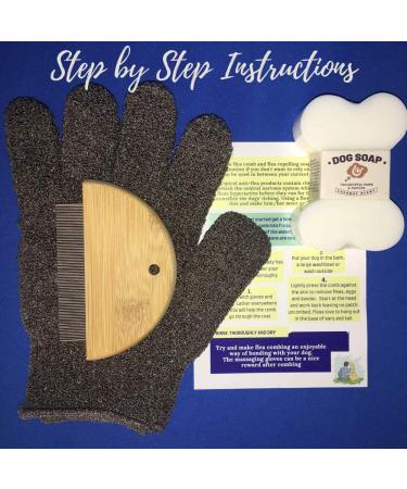 Flea Shampoo for Dogs and Flea Comb Bundle Premium Anti-Flea Dog Cleaning Products Pet Home Treatment for Fleas Natural Ingredients Deep Cleansing and Grooming Kit Easy to Use - Buy Online on GoSupps.com