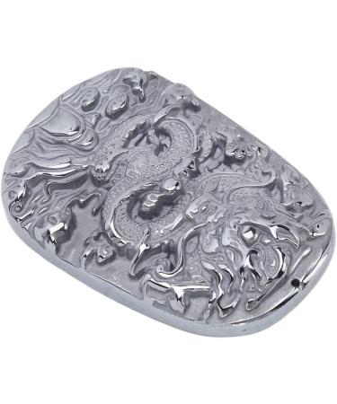 Verdant Touch Terahertz Dragon Fan Necklace - Natural Carved Stone 60x180 cm | Unique Jewelry Production - Buy Online on GoSupps.com