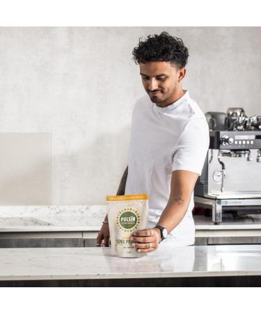 Pulsin 250g Unflavoured Vegan SOYA Protein Powder - 9g Protein, 0.1g Carbs, 39 Kcals - Gluten Free, Palm Oil Free, Dairy Free - Buy Online on GoSupps.com