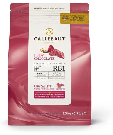 Callebaut Custom | 2.5kg Chocolate Callets | Choose from 9 Flavours | Recieve 2x2.5kg Bags - Buy Online on GoSupps.com