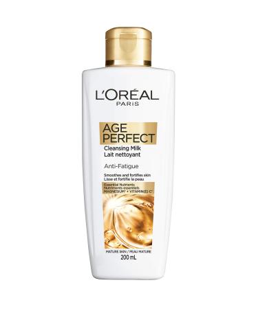 L'Oreal Paris Age Perfect Face wash cleansing Milk Vitamin C 200 Ml 200 Milliliters
