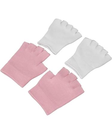 Qukaim Spa Fingerless Gloves Moisturizing Gel Fingerless Gloves and Open Toe Socks Set for Cracked Hands and Feet Spa Repair Kit. - Buy Online on GoSupps.com