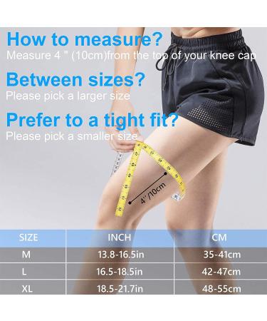 Amtrak Knee Brace with Gel Pad & Stabilizers - Knee Compression Sleeve for Arthritis & ACL Recovery - Gray (M) - Buy Online on GoSupps.com