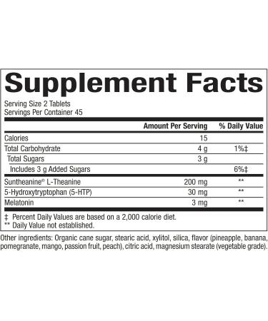 Bioclinic Naturals Somno-Pro Tropical Breeze - 90 Chewable Tablets for Sleep Support | International Shipping Available - Buy Online on GoSupps.com