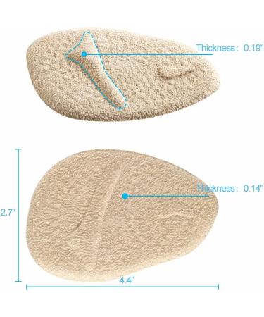 Ball of Foot Cushions | Grade Silicone Anti-Slip Gel Insoles for Women - Pain Relief All Day | 2 or 4 Pairs - Buy Online on GoSupps.com