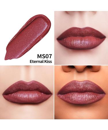 OULAC Matte Liquid Lipstick Long Lasting Lipstick Matte Finish Intense Color Lip Tint Infused with Vitamin E No Transfer Vegan 4.5ml (MS07) - Buy Online on GoSupps.com