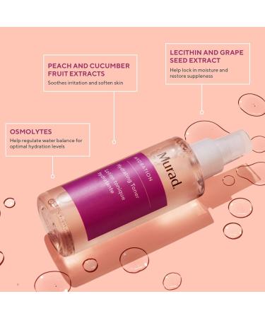 Murad Hydration Hydrating Toner - Alcohol-Free Face Toner Clarifies and Replenishes Moisture 180ml - Buy Online on GoSupps.com