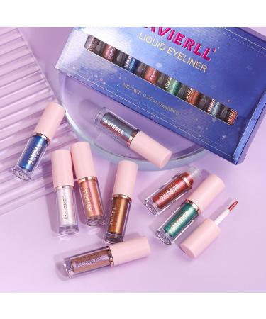 Buy Glitter Liquid Eyeliner Set - 8 Colors Long-lasting Waterproof Easy Application Smudge-proof Eye Makeup Gift Set - Buy Online on GoSupps.com