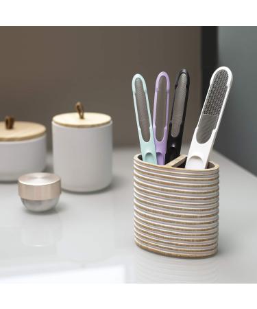 Miwiam Nail File - Smooth Cracks-Free Nails | 2 Zones (Coarse & Fine) | Rust-Free & Residue-Free Cleaning | Black - Premium Quality Nail Care Tool - Buy Online on GoSupps.com