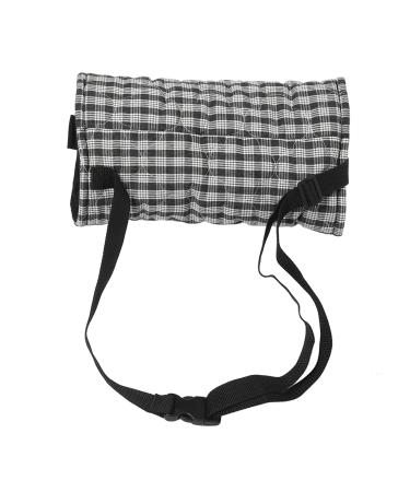 Qcwwy Soft Comfortable Hand Warmer Bag with Adjustable Design for Winter Sports (Black and White)