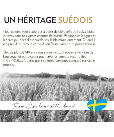 KRISPROLLS - Wholemeal Swedish Buns - No Added Sugars - No Palm Oil - No Additives or Preservatives - 425g - Buy Online on GoSupps.com