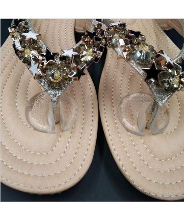 5 Pairs Clear Silicone Thong Sandal Toe Protectors - Gel Cushions for Sandal Flip Flops - Style B - Buy Online on GoSupps.com