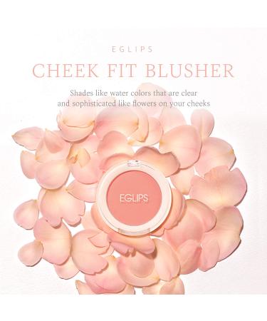 EGLIPS Cheek Fit Blusher_01 Pansy 4g - Korean Matte Powder Blush for Natural Makeup Look - Buy Online on GoSupps.com