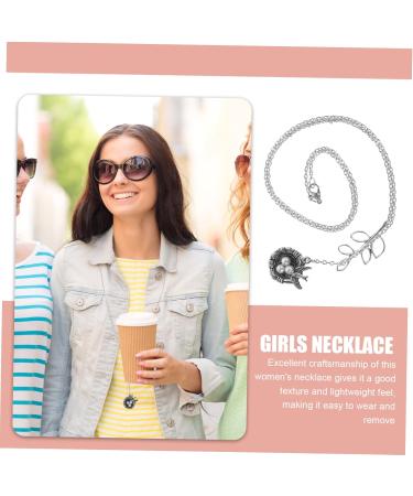 Yardenfun Bird's Nest Branch Pendant Mother Choker Teen Girls Necklace Women's The Bird's Nest Bird Eggs - Buy Online on GoSupps.com