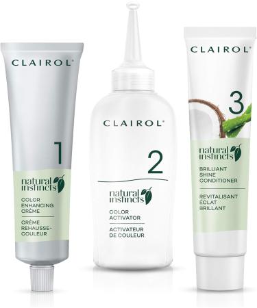 Clairol Natural Instincts Semi-Permanent No Ammonia Hair Dye 4RV Dark Burgundy - 1 Count - Buy Online on GoSupps.com