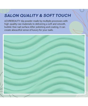 AZUREBEAUTY Dip Powder Nail Set - Blue, Sage Green, Grey Shades | 6 Colors Starter Kit for French Nail Art | All Seasons Manicure DIY Salon Gifts for Women - Buy Online on GoSupps.com