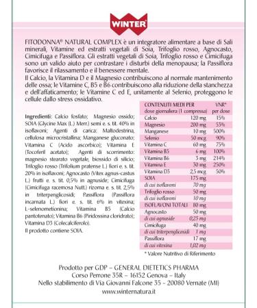  Winter Winter Fitodonna Natural Complex 32 tablets - 30 g - Buy Online on GoSupps.com