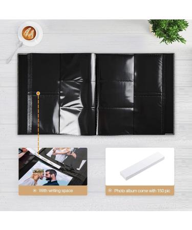 Finksy Linen Hardcover Photo Album 4x6 600 Photos Large Capacity for Family Wedding Anniversary Baby Vacation 600 Pockets Grey - Buy Online on GoSupps.com