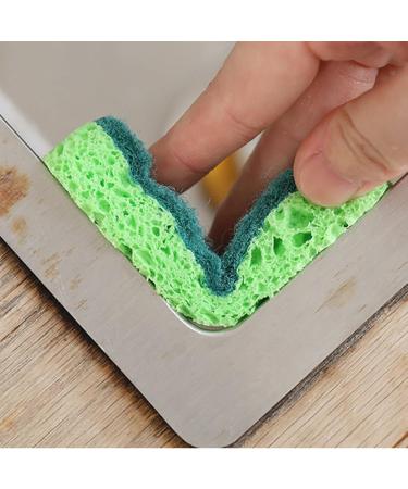 Non-Scratch Dish Sponge Dual-Sided Kitchen Sponges for Dishes Long Lasting Dishwashing Household Cleaning Sponges Home Scrub Sponge - Buy Online on GoSupps.com