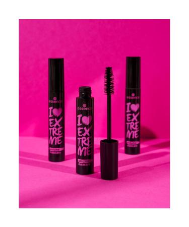Essence I Love Extreme Volume Mascara No. 01 - Vegan Black Long-Lasting 12ml - Volume-Giving & Perfume-Free International Shipping - Buy Online on GoSupps.com