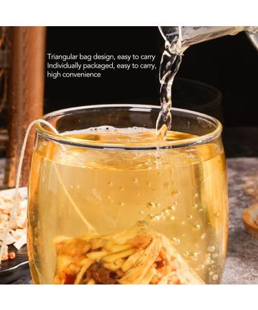 DEWIN Orange Peel Ginger Rice Tea 120g Ginger Tea 20 Packs Orange Peel Rice with Independent Triangle Tea Bag Healthy Teabags for Home Party - Buy Online on GoSupps.com