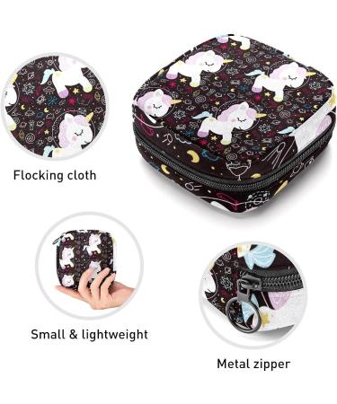 Anna Cowper Galaxy Unicorn Horse Astronaur Spaces Planet Sanitary Napkin Storage Bag Feminine Menstrual Cup Pouches Nursing Pad Holder Tampon Bags Portable Period Bag for Women Teen Girls 1Pcs Multi-colored 18 - Buy Online on GoSupps.com