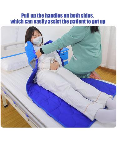 Positioning Bed Pad with Handles 54.33" X 29.22" Multifunctional Mattress Load Bearing 264.5lb for Easy Lift & Transfer Reusable Washable Waterproof - Buy Online on GoSupps.com