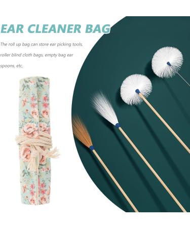 Cleaning Tools Ear Tools Storage Bag Roll Up Tool Bag Organizer Ear Wax Removal Tools Cloth Bag 12 Slot Roll Pouch for Home Salon Beauty Shop Ear Cleaning Tool - Buy Online on GoSupps.com