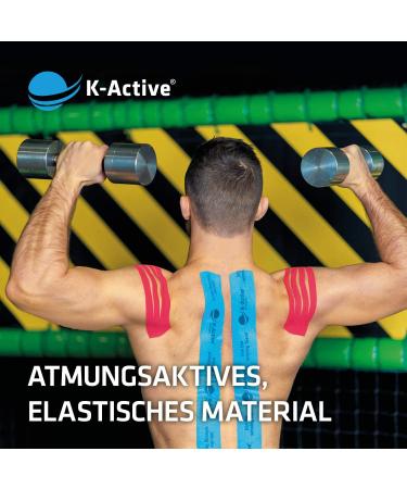 K-Active Tape Classic | Waterproof Kinesiology Tape for Sports & Therapy | Extra Long 5cm x 5m | Skin-Friendly Green Kinesiotape - K-Nature - Buy Online on GoSupps.com