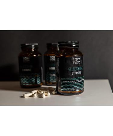Tom Oliver Nutrition Glucosamine & Vitamin C 60 Capsules - Daily 1-a-Day Formula - Buy Online on GoSupps.com