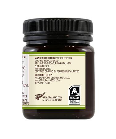 Buy Wedderspoon Organic Raw Manuka Honey KFactor 16 - 8.8 oz (250g) | Premium Health Benefits - Buy Online on GoSupps.com