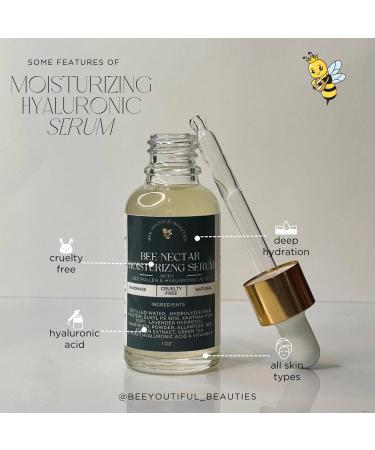 Buy Bee-Nectar Hyaluronic Acid & Bee Pollen Face Serum | Best Moisturizing Serum for Dry Skin - 1 Oz (Pack of 1) - International Shipping Available - Buy Online on GoSupps.com