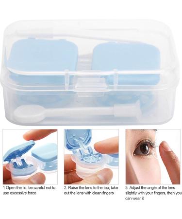 Portable Plastic Contact Lens Container for Travel | Cosmetic Lens Storage Box - Buy Online on GoSupps.com