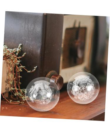 Plafope 2-Piece Healthy Massage Globe Set | Hand Exercise Glass Massage Balls for Pain Relief & Relaxation - Buy Online on GoSupps.com