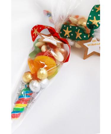 The Little Things Happy Eid Sweet Cone (Halal) 33cm long approx 100g
