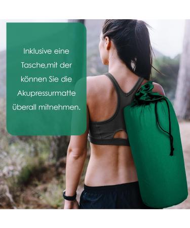 AkuPressmatte Acupressure Set - Relax & Relieve Pain with Flower Field Needle Mat & Pillow - International Shipping Available - Buy Online on GoSupps.com