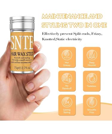 HAILM Hair Wax Stick for Flyaways 6 PCS Hair Wax Stick and Finishing Stick Set - Perfect Solution for Flyaway Hair Natural Botanical Ingredients Non-Greasy - Buy Online on GoSupps.com
