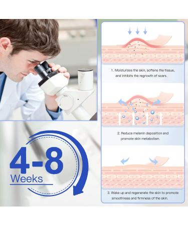 Silicone Scar Sheets 6 Pack for C-Section, Surgery, Burn, Post-Acne & Stretch Marks - 4x150cm - Buy Online on GoSupps.com