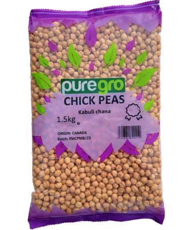Puregro Chickpeas 1.5kg (Kabuli Chana) - Buy Online on GoSupps.com