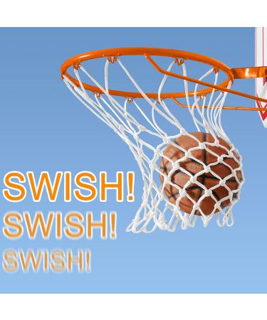 NEIJIANG Heavy Duty Basketball Net Replacement - All Weather Anti Whip, Fits Standard 12 Loops Rim - Indoor/Outdoor Use - Buy Online on GoSupps.com