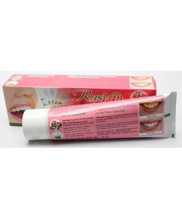 Rasyan Herbal Clove Toothpaste 100g - Aloe Vera & Guava Leaf for Healthy White Teeth & Fresh Breath | Made in Thailand - International Shipping Available - Buy Online on GoSupps.com