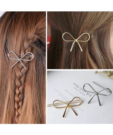 20-Piece Geometric Metal Hair Clip Set - Minimalist Alloy Hairpins for Stylish Girls - Buy Online on GoSupps.com