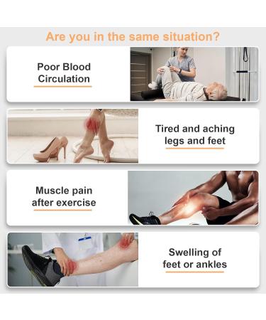 OSITO Circulatory Stimulator | Improve Blood Circulation & Neuropathy | Knee & Leg Pain Relief | 99 Intensity Levels & Remote Control - Buy Online on GoSupps.com