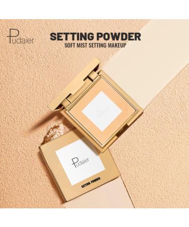 Oil Control Face Pressed Powder - Waterproof Matte Translucent Setting Powder for Oily Skin & All Skin Types (#03) - Shine Free Touch-Proof Soft Finish - Buy Online on GoSupps.com