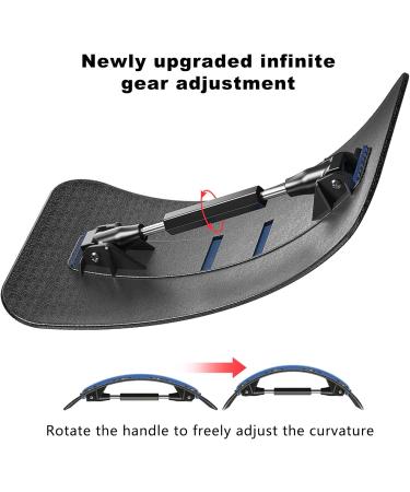 Upgraded Back Extensor Device - Adjustable Lumbar Spine Stretcher with Deep Massage Points for Pain Relief - Ideal Support for Men & Women - Buy Online on GoSupps.com