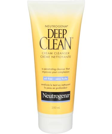 Neutrogena Deep Clean Face Wash Oil Free Cream Facial Cleanser 200 mL Cream Cleanser - Buy Online on GoSupps.com